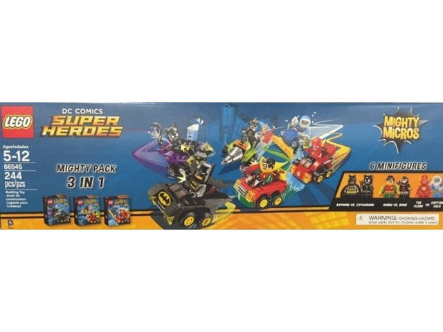 LEGO Mighty Micros Mighty Pack 3 in 1 66545 – Retired & Sealed