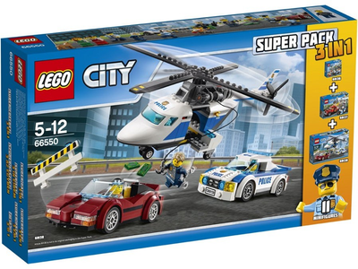 LEGO City Super Pack 3 in 1 66550 – Retired & Sealed