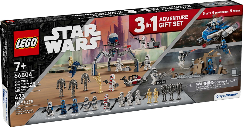 LEGO 66804 Star Wars: The Clone Wars & The Mandalorian Gift Set 66804 sealed box front