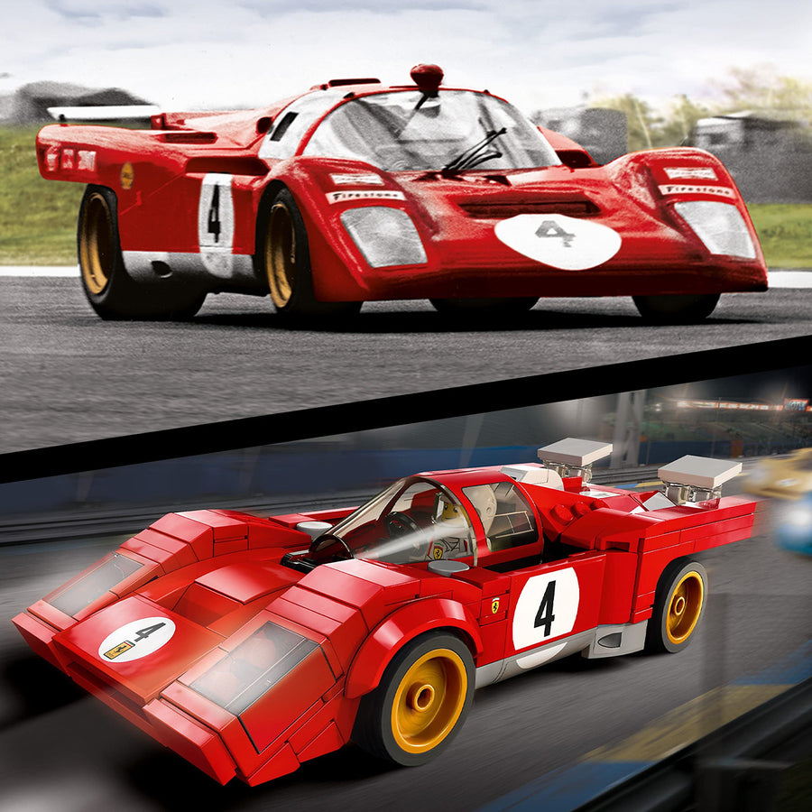 LEGO Speed Champions 1970 Ferrari 512 M Sports Red 76906 – Retired & Sealed