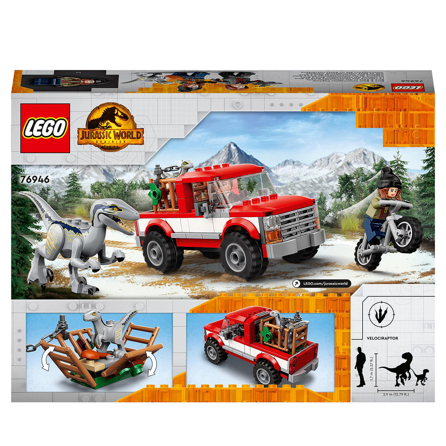 LEGO Jurassic World Blue and Beta Velociraptor Capture 76946 – Retired & Sealed
