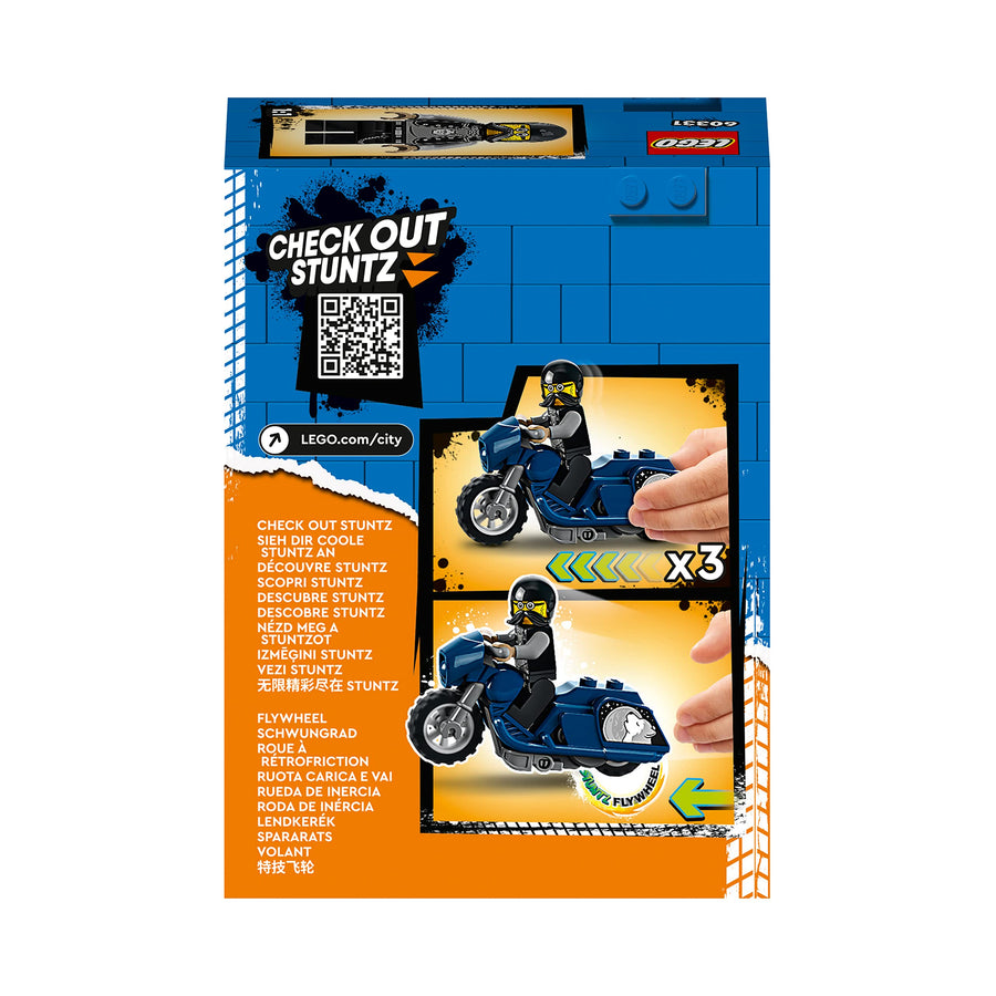 LEGO City Stuntz La Moto de Cascade du Biker, Jouet de 60331 – Retired & Sealed