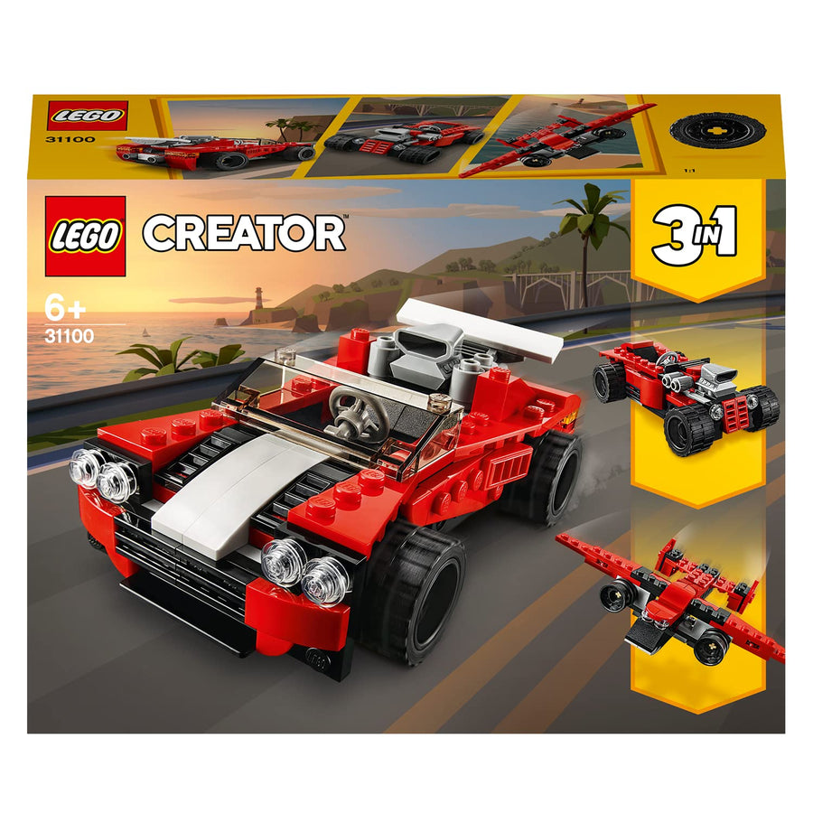 LEGO Creator 3in1 Sports Car - Hot Rod - Plane 31100 – Retired & Sealed