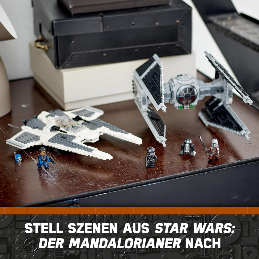 LEGO Star Wars Mandalorian Fang Fighter vs. TIE 75348 – Retired & Sealed