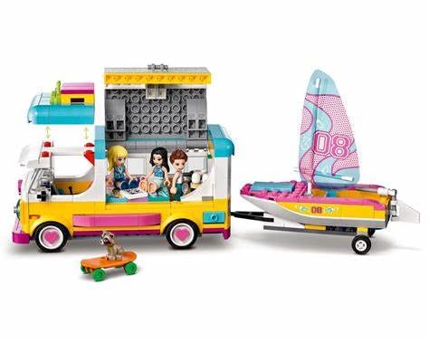LEGO Friends Forest Camper Van and Sailboat 41681 – Retired & Sealed