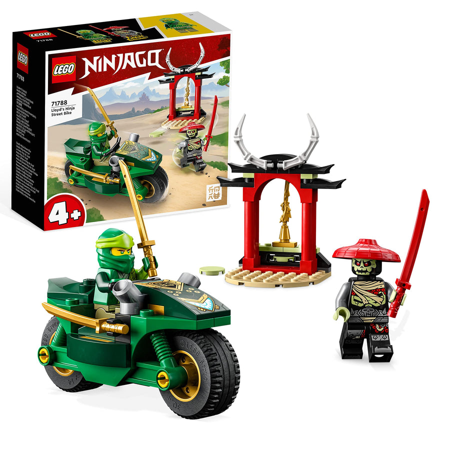 LEGO NINJAGO Lloyds Ninja Motorcycle, Toy for 71788 – Retired & Sealed
