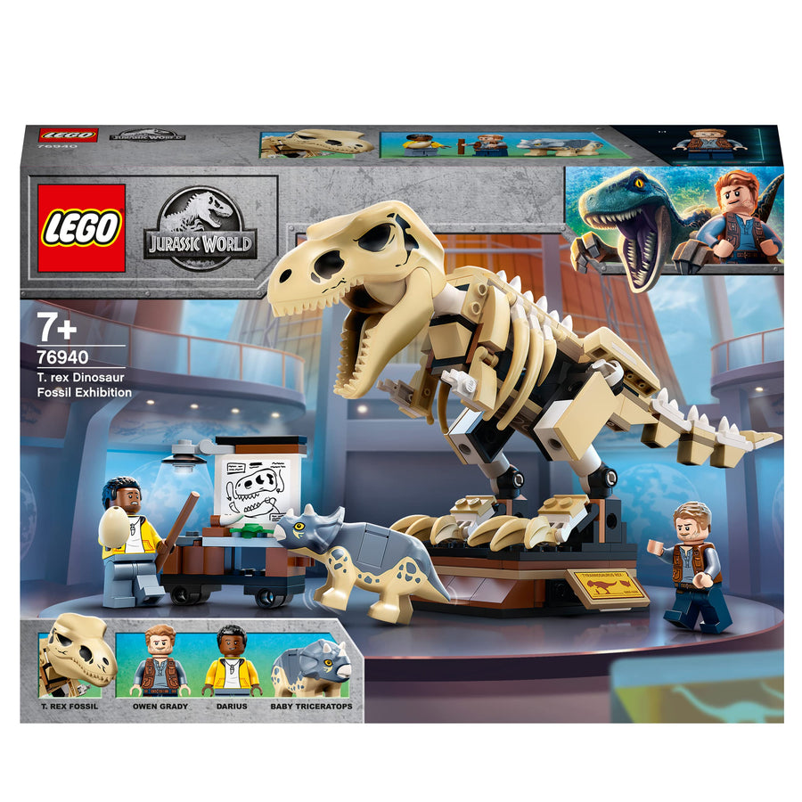 LEGO Jurassic World T. rex Dinosaur Fossil Exhibition 76940 – Retired & Sealed
