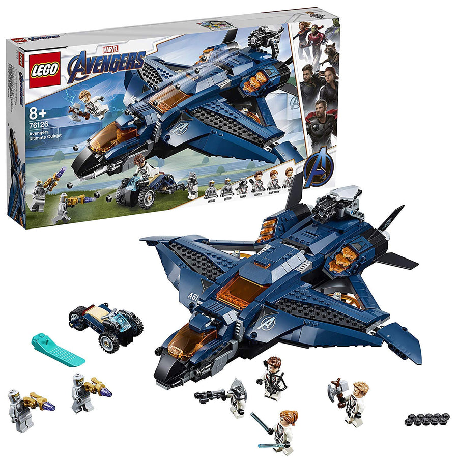 LEGO Marvel Avengers Ultimate Quinjet Plane, Super 76126 – Retired & Sealed
