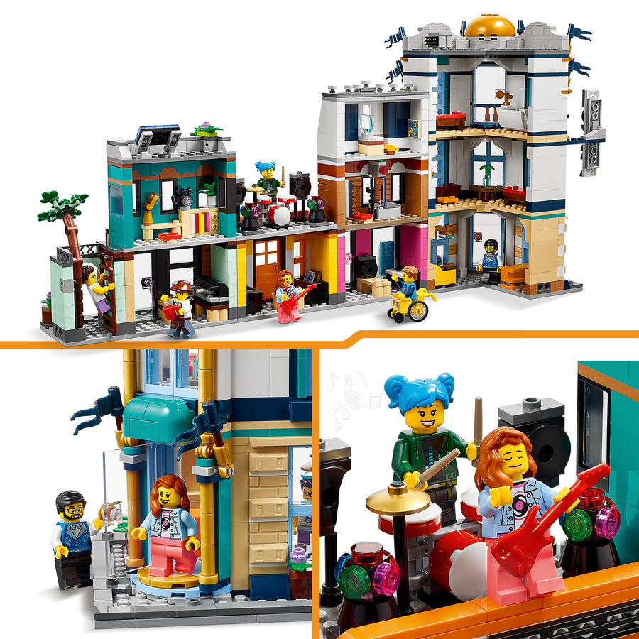 LEGO Creator 3in1 Main Street to Art Deco Skyscraper 31141 – Retired & Sealed