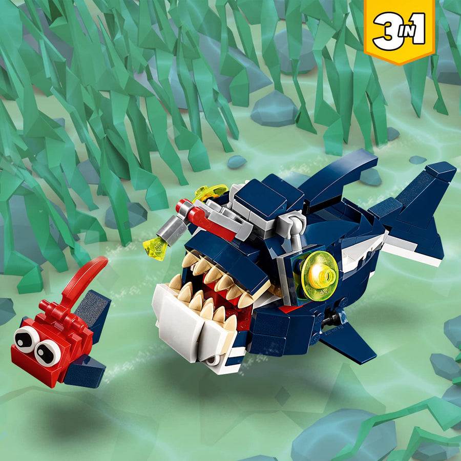 LEGO Creator 3in1 Deep Sea Creatures: Shark, Crab, 31088 – Retired & Sealed