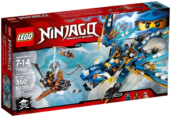 LEGO 70602 Jay's Elemental Dragon 70602 sealed box front