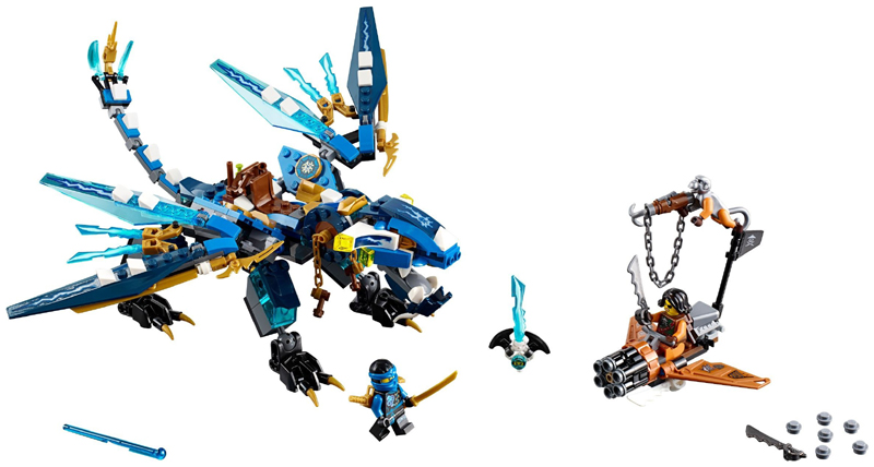 LEGO Jay's Elemental Dragon 70602 – Retired & Sealed