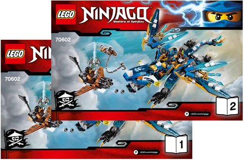 LEGO Jay's Elemental Dragon 70602 – Retired & Sealed