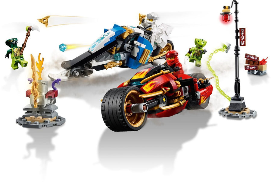 LEGO Kai's Blade Cycle & Zane's Snowmobile 70667 – Retired & Sealed