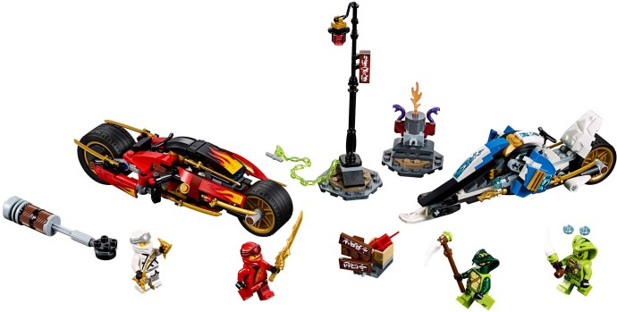 LEGO Kai's Blade Cycle & Zane's Snowmobile 70667 – Retired & Sealed