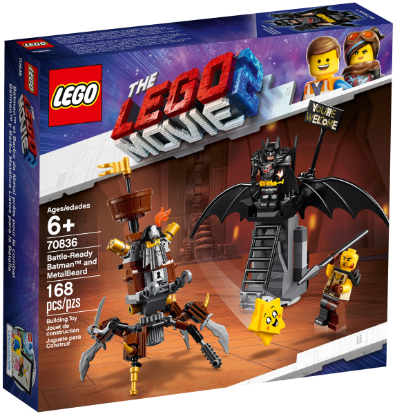 LEGO Battle-Ready Batman and MetalBeard 70836 – Retired & Sealed