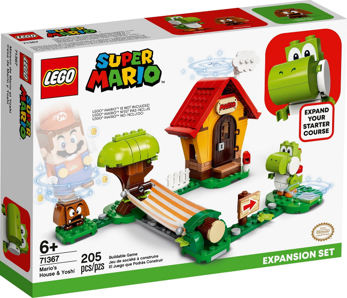 LEGO 71367 Mario's House & Yoshi Expansion Set 71367 sealed box front