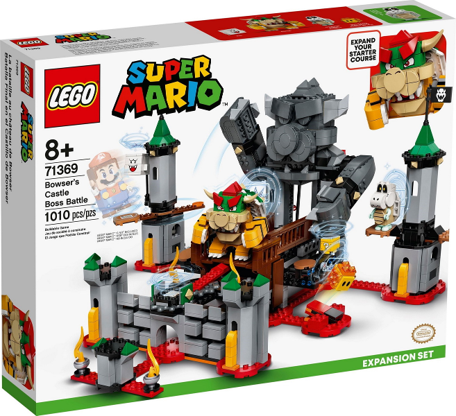 LEGO Bowser's Castle Boss Battle Expansion Set 71369 – Retired & Sealed