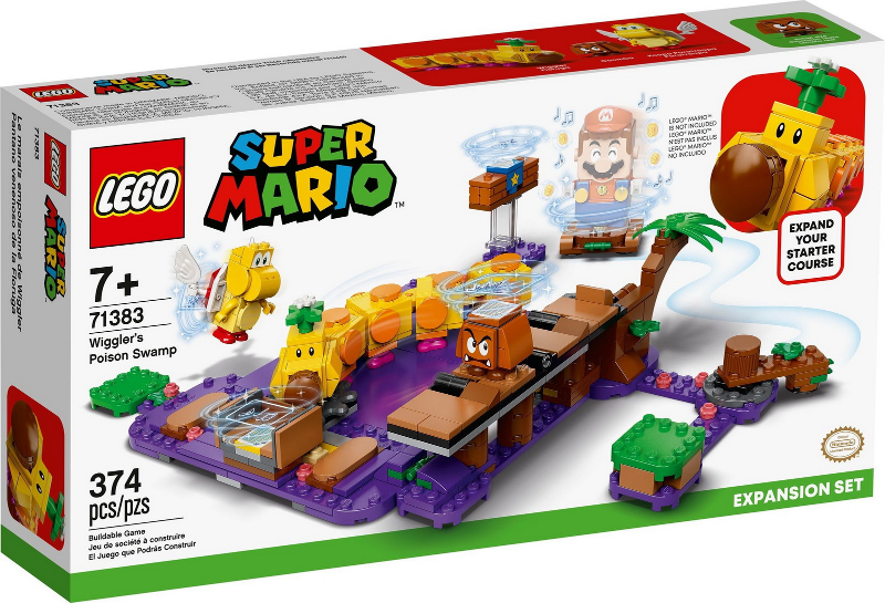 LEGO Wiggler's Poison Swamp Expansion Set 71383 – Retired & Sealed