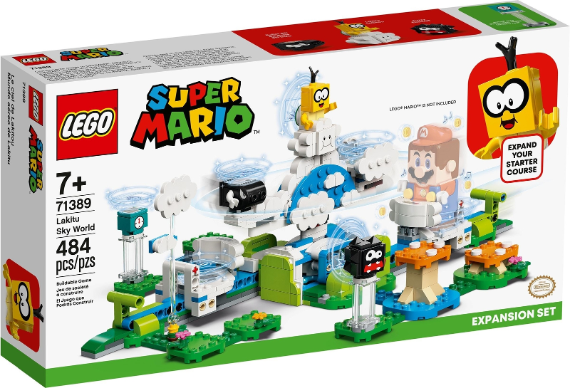 LEGO Lakitu Sky World Expansion Set 71389 – Retired & Sealed