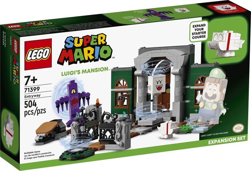 LEGO Luigi's Mansion Entryway Expansion Set 71399 – Retired & Sealed