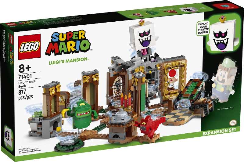 LEGO Luigi's Mansion Haunt-and-Seek Expansion Set 71401 – Retired & Sealed