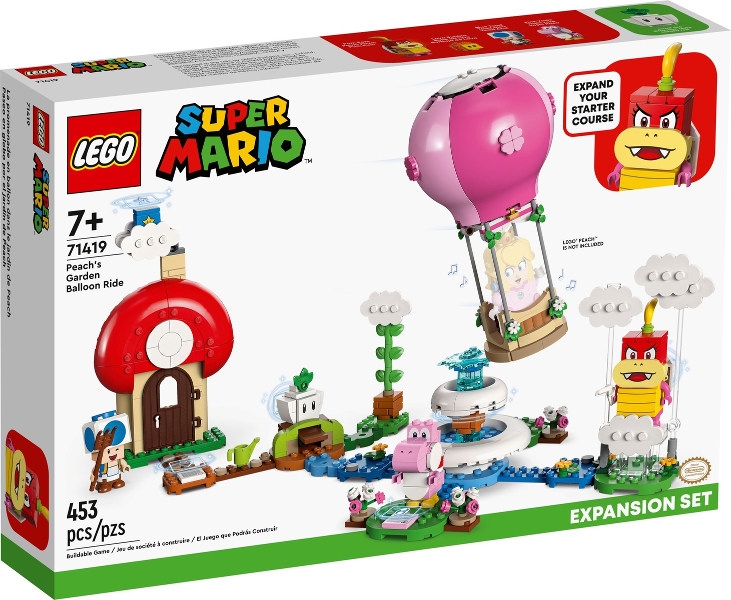 LEGO 71419 Peach's Garden Balloon Ride Expansion Set 71419 sealed box front
