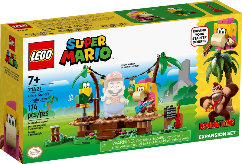 LEGO 71421 Dixie Kong's Jungle Jam Expansion Set 71421 sealed box front