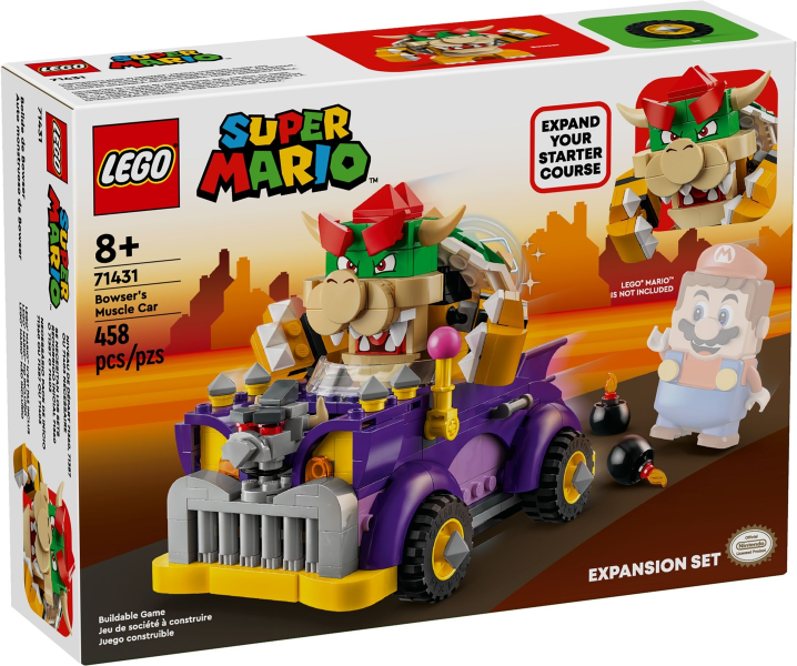 LEGO Bowser's Muscle Car Expansion Set 71431 – Sealed UK Stock