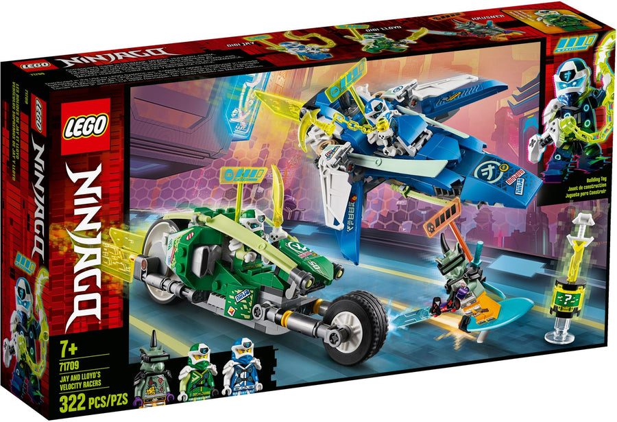 LEGO Jay and Lloyd's Velocity Racers 71709 – Retired & Sealed