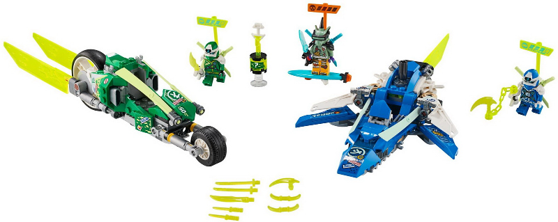 LEGO Jay and Lloyd's Velocity Racers 71709 – Retired & Sealed
