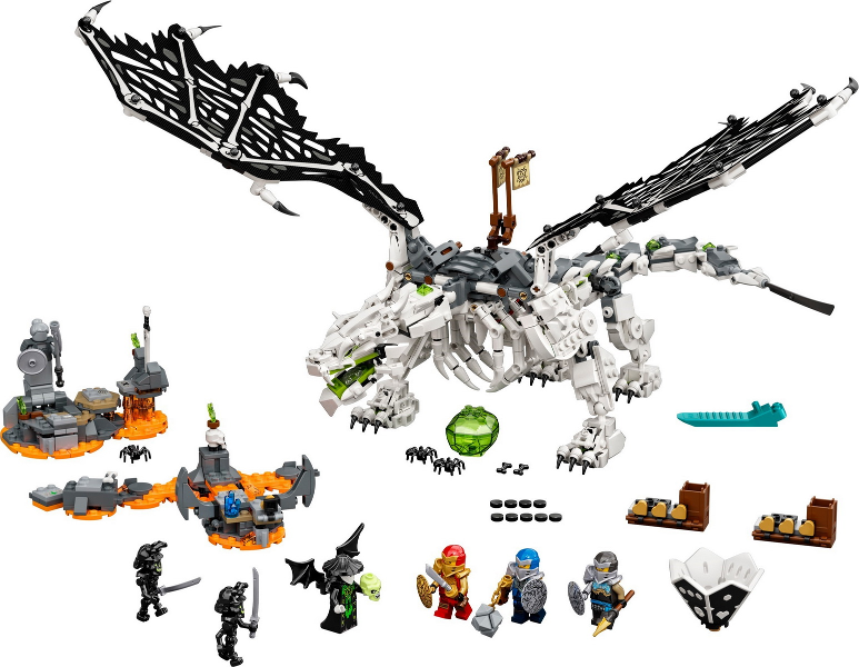 LEGO Skull Sorcerer's Dragon 71721 – Retired & Sealed