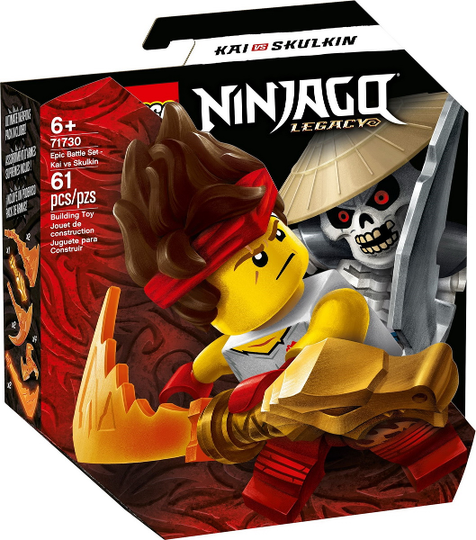 LEGO Epic Battle Set - Kai vs. Skulkin 71730 – Retired & Sealed