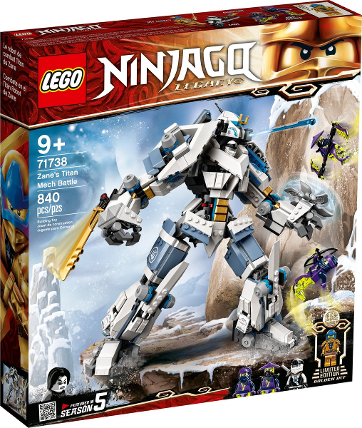 LEGO Zane's Titan Mech Battle 71738 – Retired & Sealed