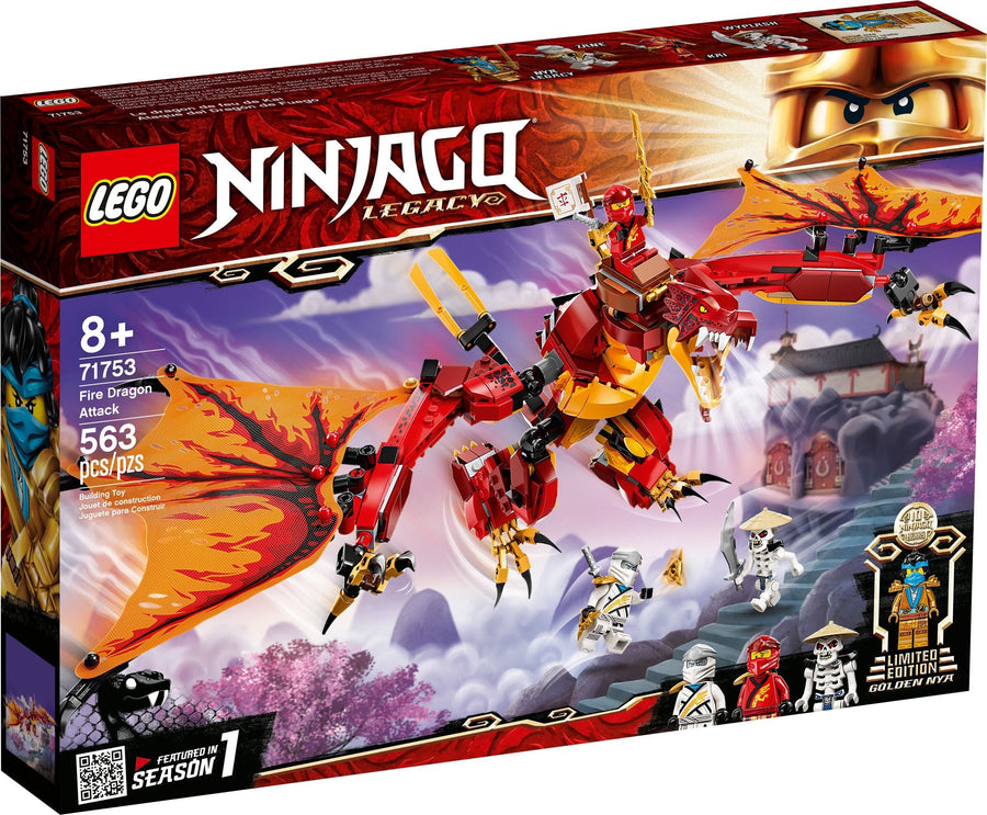 LEGO Fire Dragon Attack 71753 – Retired & Sealed