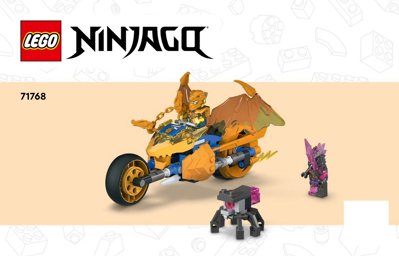 LEGO Jay's Golden Dragon Motorbike 71768 – Retired & Sealed