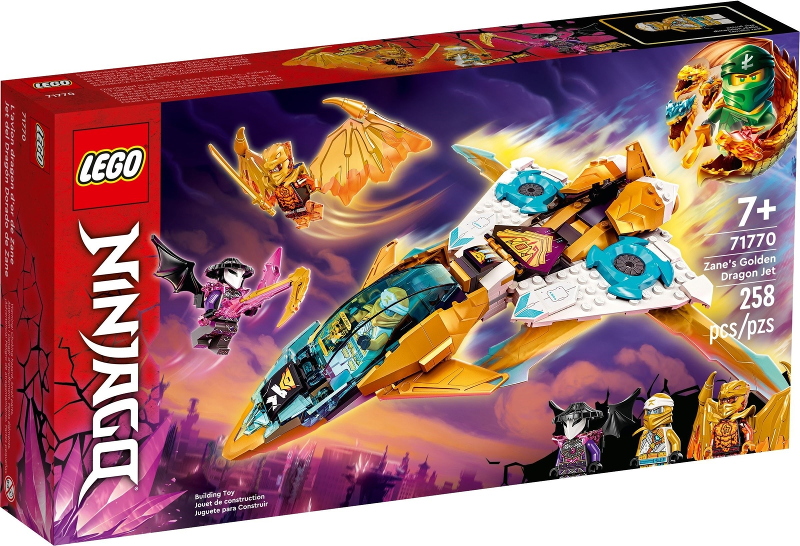 LEGO Zane's Golden Dragon Jet 71770 – Retired & Sealed