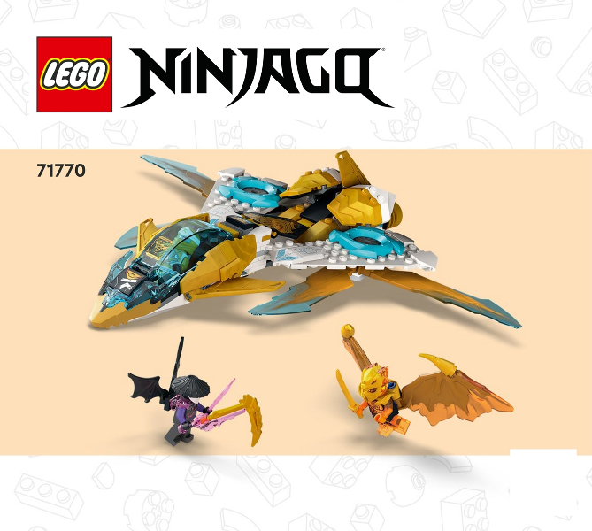 LEGO Zane's Golden Dragon Jet 71770 – Retired & Sealed