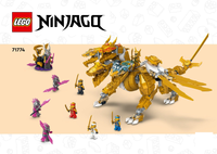 LEGO 71774 Lloyd's Golden Ultra Dragon 71774 sealed box view 3