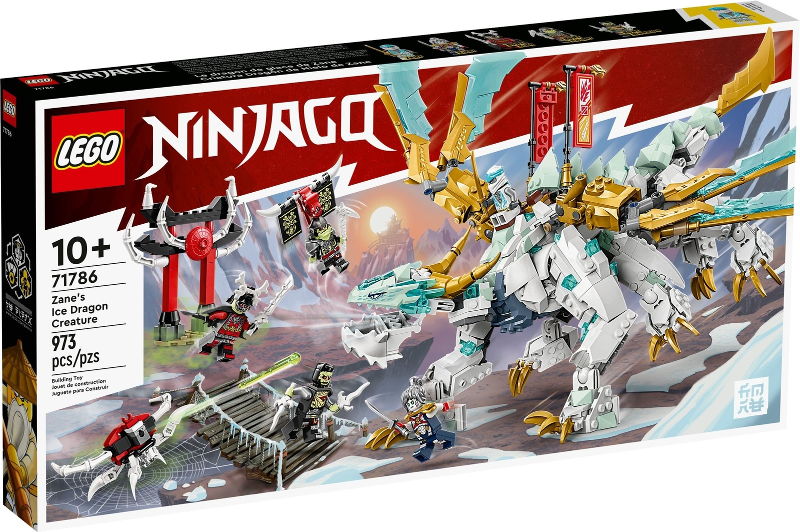 LEGO Zane's Ice Dragon Creature 71786 – Retired & Sealed