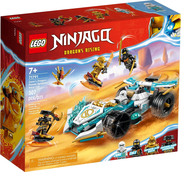LEGO Zane’s Dragon Power Spinjitzu Race Car 71791 – Retired & Sealed