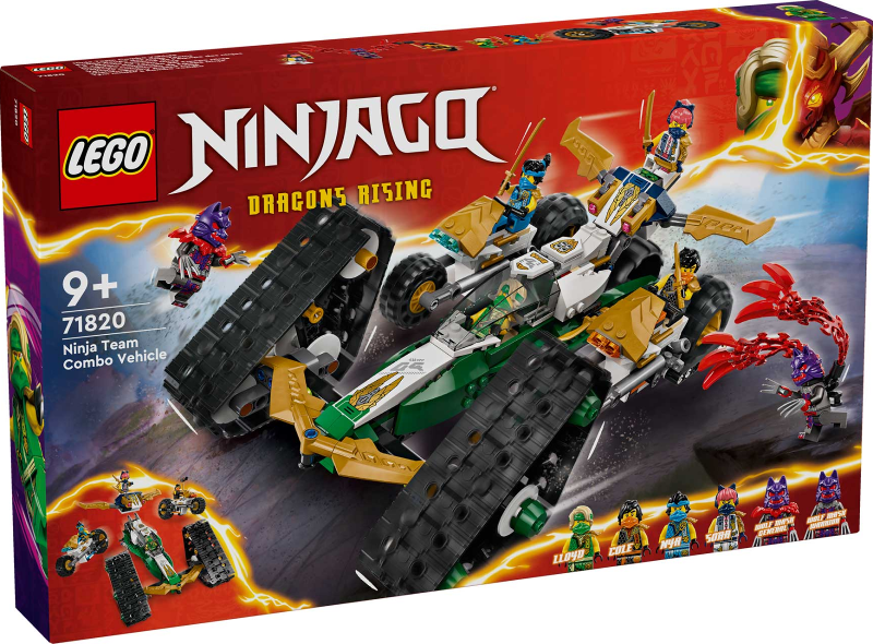 LEGO Ninja Team Combo Vehicle 71820 – Sealed UK Stock