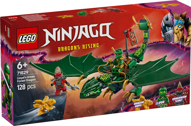 LEGO 71829 Lloyd's Green Forest Dragon 71829 sealed box front