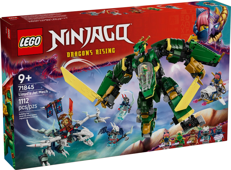 LEGO 71845 Lloyd’s Jet Mech 71845 sealed box front