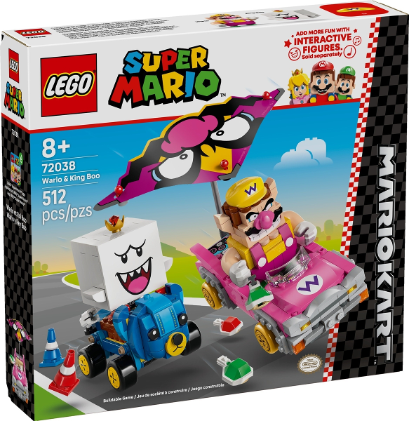 LEGO 72038 Mario Kart - Wario & King Boo 72038 sealed box front