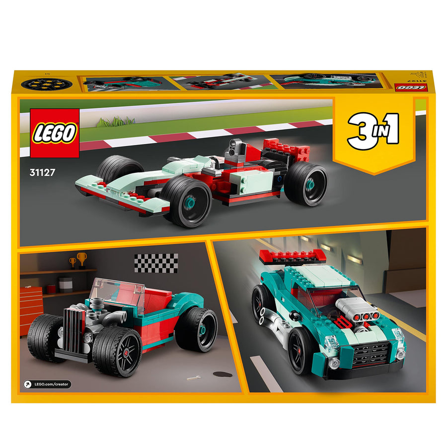LEGO Creator 3in1 Street Racer: Race Car Toy to Muscle 31127 – Retired & Sealed