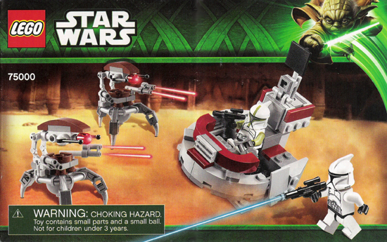 LEGO Clone Troopers vs. Droidekas 75000 – Retired & Sealed