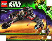 LEGO 75018 JEK-14's Stealth Starfighter 75018 sealed box view 3
