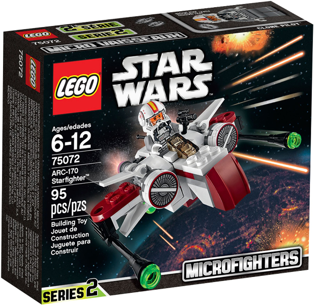 LEGO 75072 ARC-170 Starfighter 75072 sealed box front