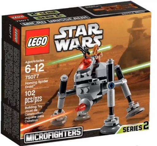 LEGO Star Wars Homing Spider Droid Microfighter 75077 – Retired & Sealed